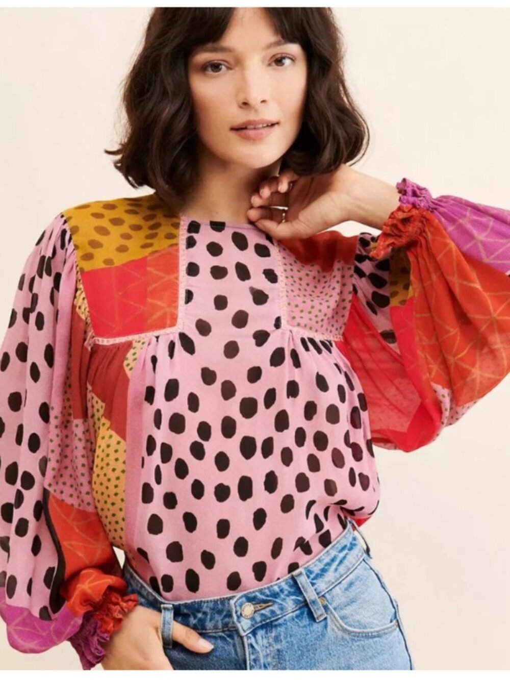 Anthropology | Blank London - Miranda Pleasant Blouse - Picture 2 of 4